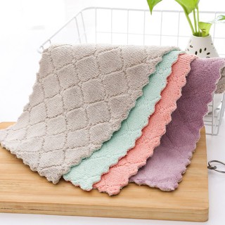 Dishcloth absorbent cloth non-stick oil scouring pad kitchen dish towel cleaning cloth table wipe towel home