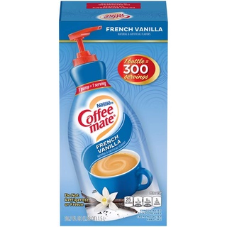 Nestle Coffee-mate Coffee Creamer French Vanilla, 1.5L Liquid Pump (2)