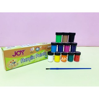 Joy Acrylic Paint 12 colors