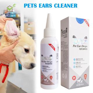Flash sale Cats Dog Ear Cleaner Pet Ear Drops for Infections Control Yeast Mites Pets Ears Cleaner