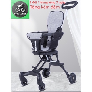 Baby stroller, 2-way folding trolley, compact and convenient for travel.
