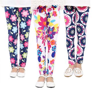[NNJXD]Baby Girl Leggings For Girls Baby Girl Clothes Kids Trousers Printed Flower Children Leggings