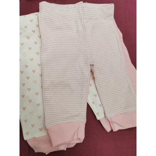 4 PCS Newborn Baby Pants Seluar Panjang Baby Girls Baby Pants 100% Cotton Boy Soft Baby Baby Striped Pants Waist Elasticity 0-12M (5)