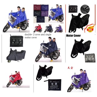 MINI888 Motorcycle Cover / black Motor Cover motor Only/waterproof Double 2-person motor raincoat