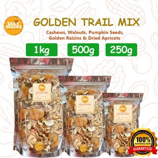 GOLDEN TRAIL MIX (Nuts, Seeds & Dried Fruits) 250g, 500g, 1kg
