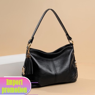 ☏☃✢2021 new bag fashion all-match handbag shoulder messenger middle-aged mother soft leather female