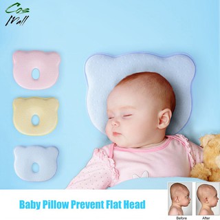 COS MALL Memory Cotton Breathable Infant Baby Shaping Pillow Prevent Flat Head Sleeping Support