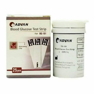 ADVAN Blood Glucose Test Strips (10's and 25's)