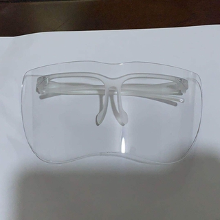 Fashion Face Shield Anti-virus Oversized Acrylic Sun Visor Half Eye Shield Eyeglasses Unisex Mask (8)