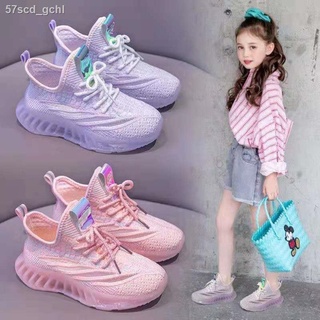 ✎Girls sports shoes 2021 spring and autumn breathable little girl children s shoes summer big child