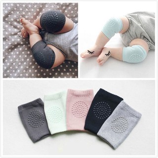 Cushionsↂ1 Pair Baby Knee Pad Kids Safety Crawling Elbow Cushion Infant Toddlers Baby Leg Warmer Kne