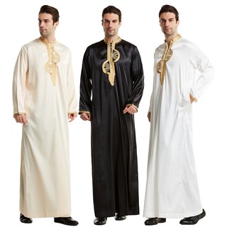 muslim dress pakistan islamic mens clothing robe arabic saudi arabia jubba thobe kleding mannen kaftan oman qamis homme