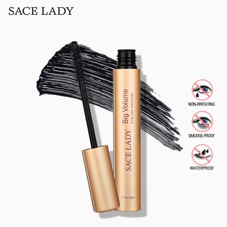 SACE LADY Waterproof Mascara Long-lasting Black Smudge-proof Eye Makeup