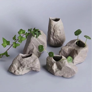 New ceramic modern Vase home decor fashion floral organ master bedroom creative ceramic stone vase