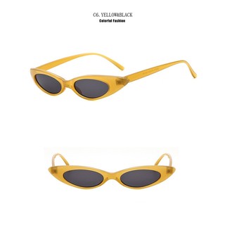 Small Triangle Cat Eye Frame Sunglasses Women Retro Vintage (6)