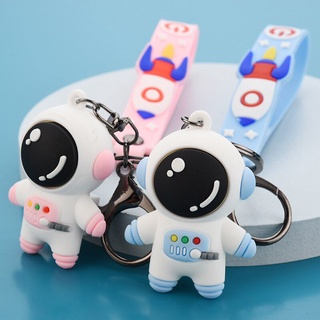 [COD] Mini Cartoon Creative Cute Soft Astronaut Keychain Astronaut Car Keychain Backpack Couple Bag Pendant Gift DIY
