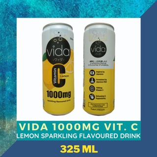 VIDA 1000Mg VITAMIN C LEMON SPARKLING FLAVOURED DRINK 325ML