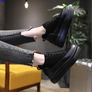 Spring and autumn new versatile students thick platform shoe (1)