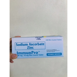 Immunpro Sodium Ascorbate Zinc 500mg (100 tablets)