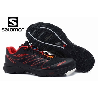 【Ready Stock】 Salomon/salomon Speedcross 15 Outdoor Professional Hiking sport Shoes S-LAB SENSE M series men's shoes black red 40-46