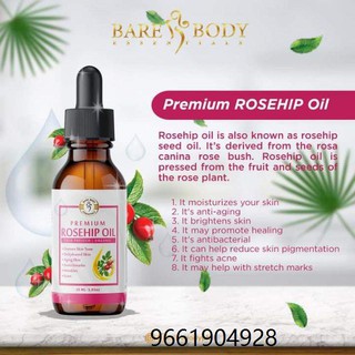 Bare Body Premium Organic Rosehip Oil