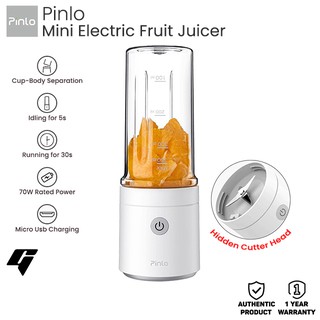 Pinlo Mini Electric Fruit Juicer Blender Portable Mixer Household and Travel USB Rechargeable