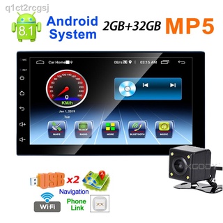 ♕ESSGOO 7" Inch 2GB+32GB Android 8.1 Car Stereo Radio Double 2 DIN MP5 Player GPS Navi FM AM WIFI +