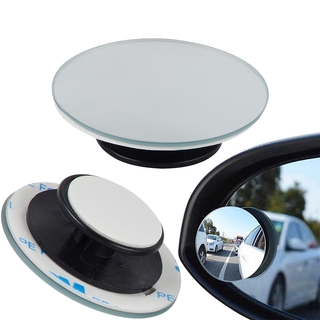 Hot sale car 2 pieces 360 degree frameless blind spot mirror wide-angle round convex mirror small round side blind spot rearview mirror
