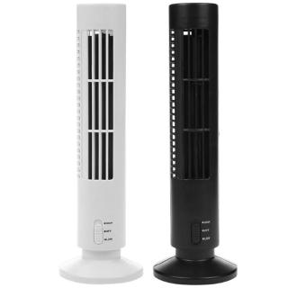 Portable Air Cooler Vertical Bladeless Fan USB Desktop Air Conditioner Fan Mini Cooling Tower Fan