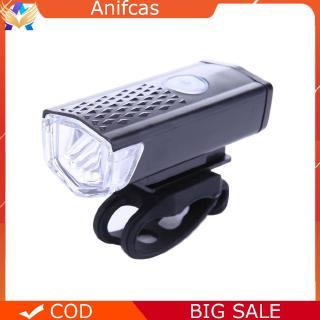 COD☑300LM Cycling Bicycle CREE LED Lamp USB Rechargeable Bike Front Light Tail Lamp (1)