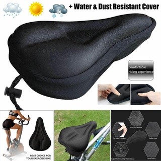 3D Soft Thickened Bike Seat Breathable Bicycle Saddle Seat Cover Comfortable Foam Seat Mountain Bike Pad Cushion Cover