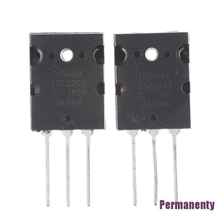 Permanenty❁❁1Pair 2Sa1943 & 2Sc5200 Pnp Power Transistor