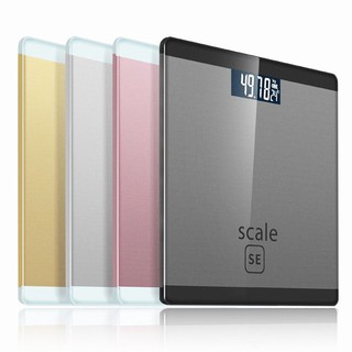 Iscale Digital LCD Electronic Tempered Glass bathroom weighing Scale