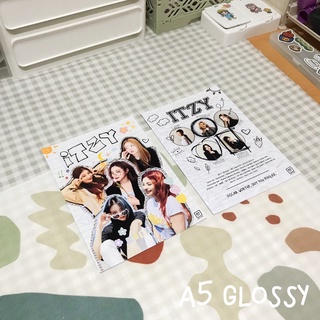 ITZY — A5 GLOSSY Binder Cover/Divider