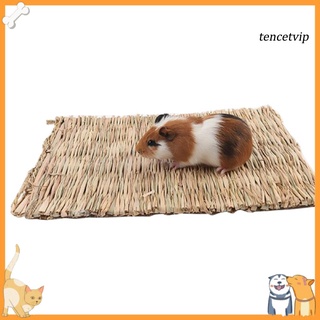 【Ready Stock】☋▨┇〖Vip〗Grass Woven Guinea Pig Rabbit Hamster Bed Mat Straw Nest Cage Pet Chew Toy Pad
