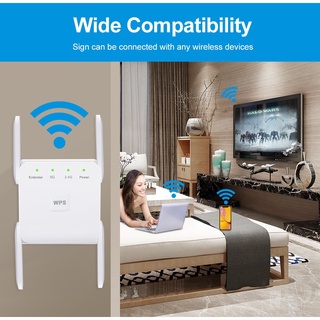 ❀✴Wireless WiFi Repeater Router Signal range Extender 5G 1200Mbps dual band wifi Amplifier (5)