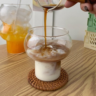 Milk Cup Heat-Resistant Transparent Glass Cup Cocktail Glasses Drinking Glass Juice Glass and Tea Cup