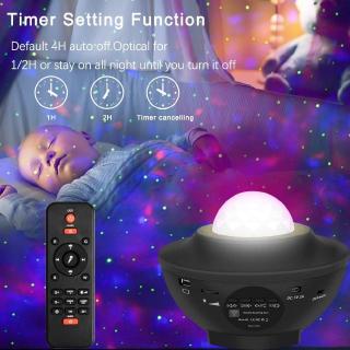 Starry Sky Projector LED Night Light Ocean Wave Night Room Remote Control Light (8)