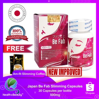 Japan Be Fab Slimming 30 Capsules 500mg with Gold Hologram Seal (100% Authentic)