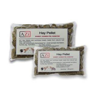 AZi Hay Pellet Treats for Hamster, Guinea Pig, Rabbit