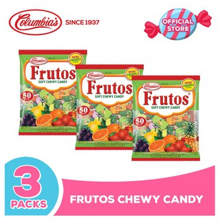 Columbia Candies: Frutos Original Chewy Candy Bundle of 3