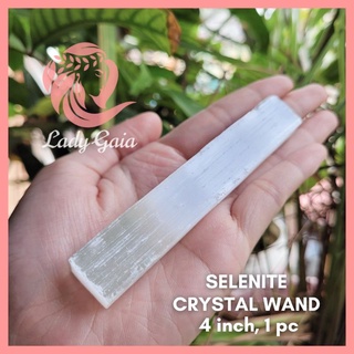 Selenite Crystal Wand (1pc.) for Cleansing and Protection - 1pc. (4 inches)