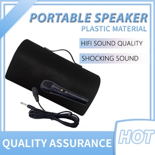 Speaker M5 Portable Speaker Car Woofer Bluetooth With Remote Control Karaoke Double Mic-Input