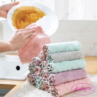 Kitchen Washing Dish Bowl Cloth Clean Hand Towel Kitchen Dishcloth