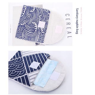 Sanitary napkin storage bag lovely and portable bag for aunt's towel