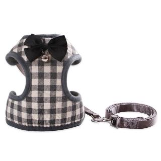 Bell Tie Cat Teddy Dog Leash Chest (4)