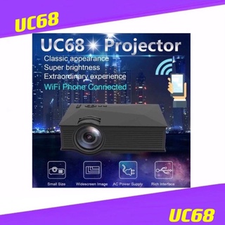 ✈▫Mini Portable UNIC UC68 Wireless WIFI Full HD Projector 1800 lumens