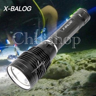 Waterproof Rechargeable LED Flashlight P70 X-BALOG Underwater Torch Lamp