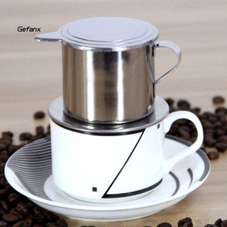 【GX】50/100ml Vietnam Style Stainless Steel Coffee Drip Filter Maker Pot Infuse Cup