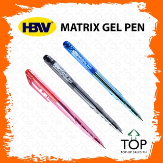 HBW Matrix Gel Pen (Black, Blue, Red)